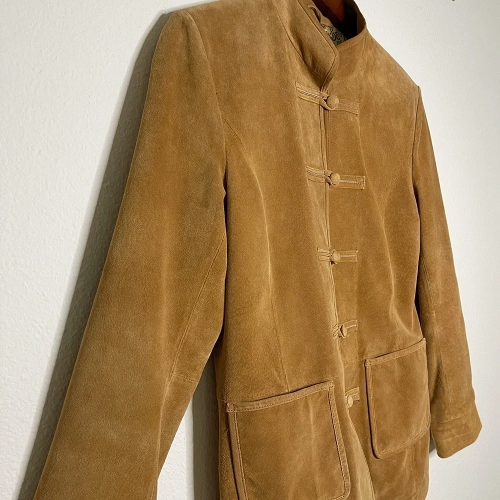 Norm Thompson vintage leather jacket blazer - Picture 4 of 12